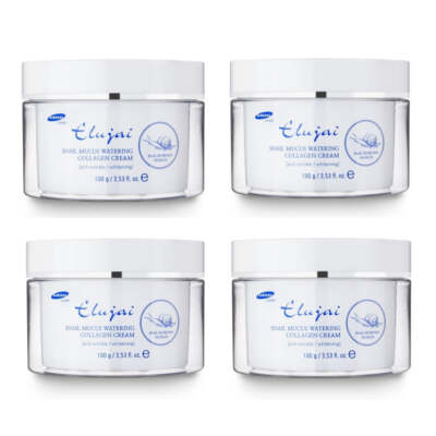 Elujai Snail Mucus Watering Collagen Cream 100g*4Pcs - FREE SHIPPING