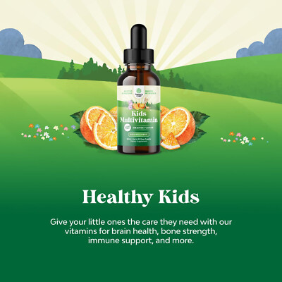 Liquid Multivitamin for Kids Immunity Support - Yummy Toddler Supplement