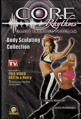 Core Rhythms, Dance Exercise Program: Body Sculpting Collection, (DVD), NEW!