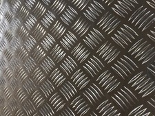 LAMIERA ALLUMINIO MANDORLATA SPESSORE 2mm & 3mm in DIVERSE DIMENSIONI