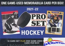 2021/22 Leaf PRO SET Hockey EXCLUSIVE Sealed Blaster Box-GAME USED MEMORABILIA
