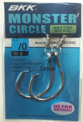 BKK MONSTER CIRCLE DRIFTING SPECIAL SEA FISHING FRIENDS VARIOUS SIZES TUNA SWIVEL