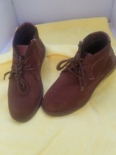 STEVE MADDEN KIDS BTUDDIE CHUKKA SUEDE LEATHER BROWN BOOTS SIZE 13 KID'S 