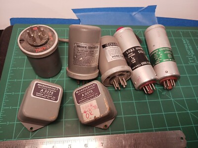 (7) Vintage Continuous Balance System Converters Lot Untested.