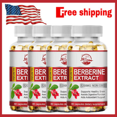 240PCS NL Blood Sugar Support Supplement 1200mg Berberine Cinnamon Extract Pills