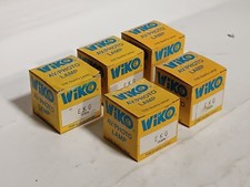 Lot of 5 WiKO EKG AV Photo Lamps Lightbulbs, 19 Volt, 80 Watt, in Original Boxes