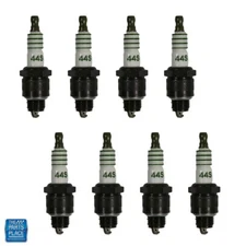AC Delco Reproduction GM Small Block Spark Plug Green Ring 44S Set of 8