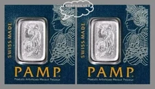2  PAMP SUSSIE  1  GRAM FORTUNA PLATINUM BARS 9995 FROM MULTIGRAM 25+ ASSAY CARD