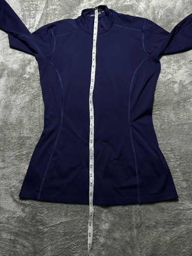 ARCTERYX Athletic Long Sleeve Top 1/4 Zip Ultralight Base Layer Womens S Blue - Picture 6 of 6