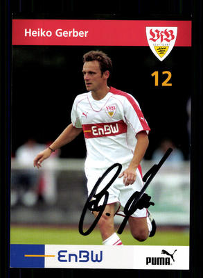 Heiko Gerber Autogrammkarte VfB Stuttgart 2005-06 Original + A 130996