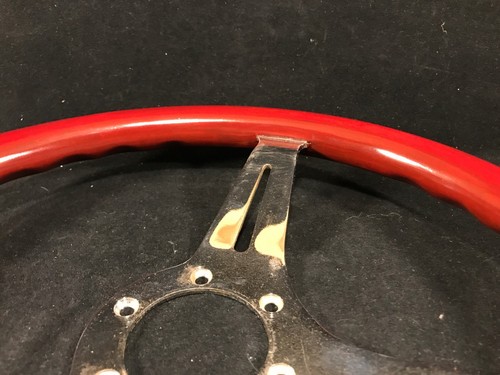 Japan Brown Chrome Spoke steering wheel 13" (Used) #0054 - Picture 4 of 11