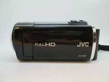 JVC Everio HD Camcorder Video Camera GZ-HM35BU 40x Zoom WORKING GOOD