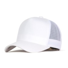 Unisex Mens Womens Mesh Plain Blank Baseball Cap Structured Trucker Hat S M L