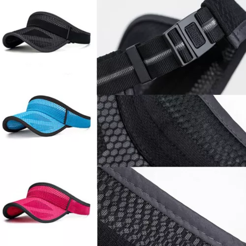 Visor Kappe Sonnenblende Sonnenschutz Sonnenschild Sport Golf Tennis Urlaub Cap - Bild 7 von 25