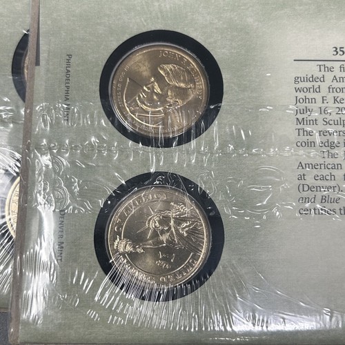 2015 Eisenhower JFK Presidential Dollar N. Mariana P & D Coin Set First Day LOT - Picture 7 of 7