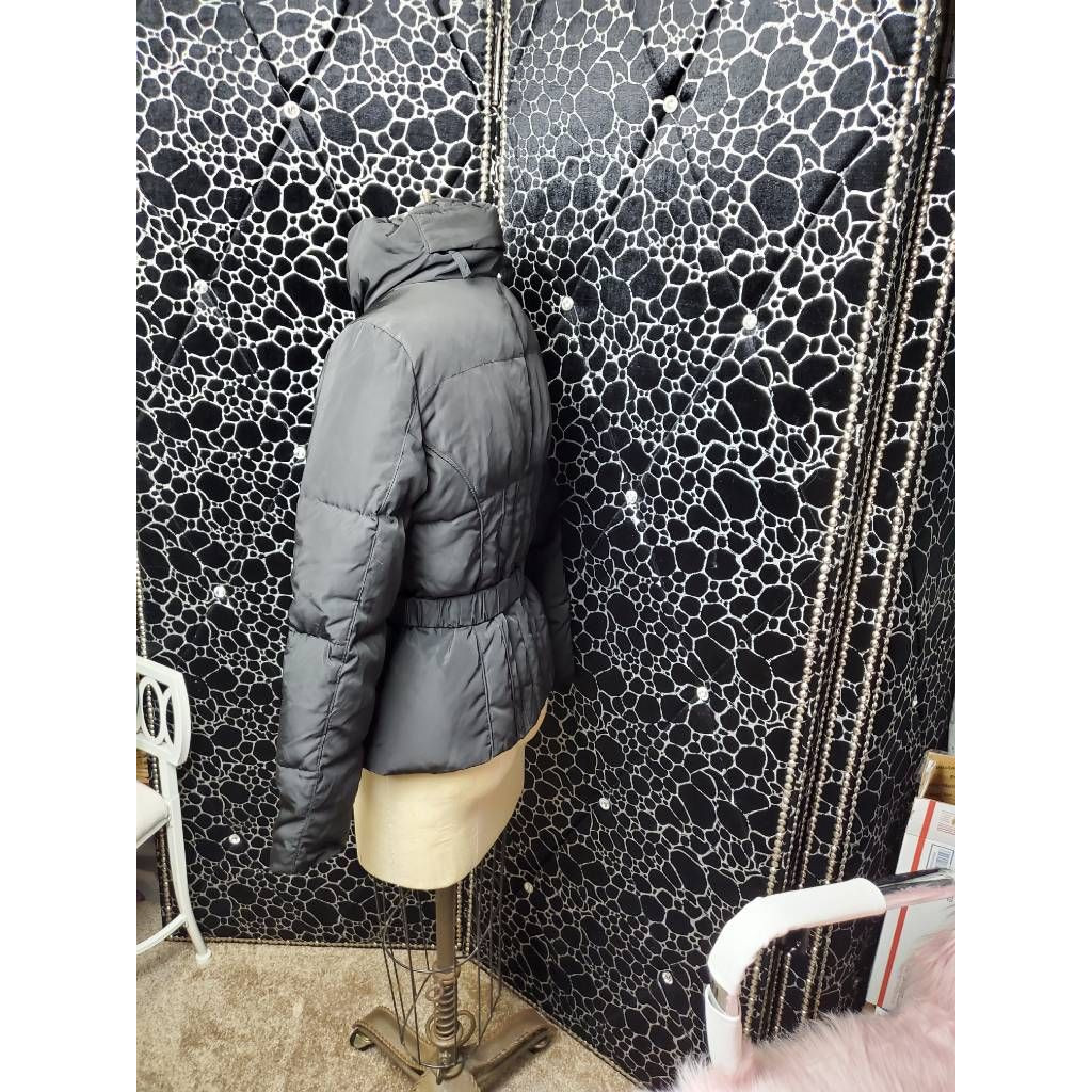 Zara Basic Womens Puffer Jacket Black Full Zipper… - image 6