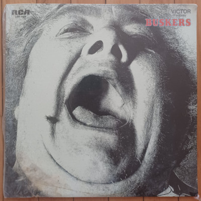 BUSKERS 1970 LP Vinyl Record OG folk rock SEALED / Some Water Damage