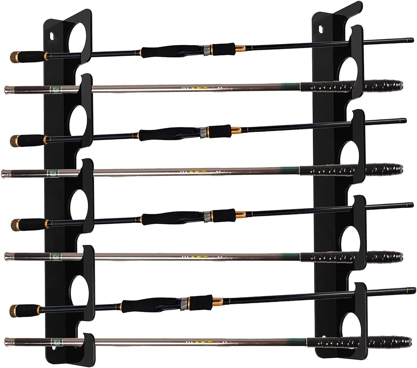 Acrylic Fishing Rod Holder Ceiling Fishing Rod Rack WallMounted