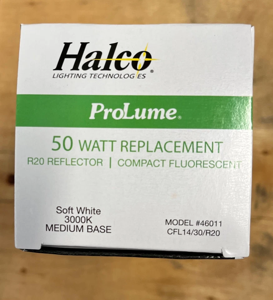 CFL14/30/R20 ProLume HALCO 46011 14W R20  Reflector E26 120V Self Ballasted - Image 2 of 4