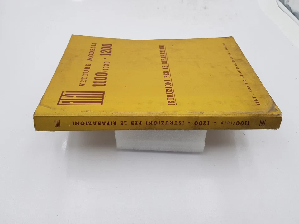 Manual de Taller Fiat 1100 103D Mod 58 1200 Granluce Instrucciones Reparar 1959 - Imagen 3 de 4
