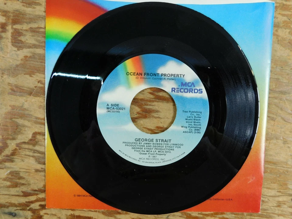 Lot Of 8 Vintage 2 Side 45 RPM Records Elvis Presly, Kenny Rogers Etc. Foto 3 de 4