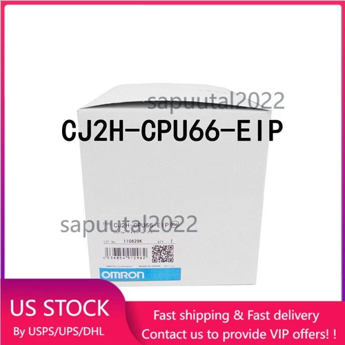 Omron 1 piece Fast Shipping CJ2H-CPU66-EIP CJ2HCPU66EIP PLC Module New In Box