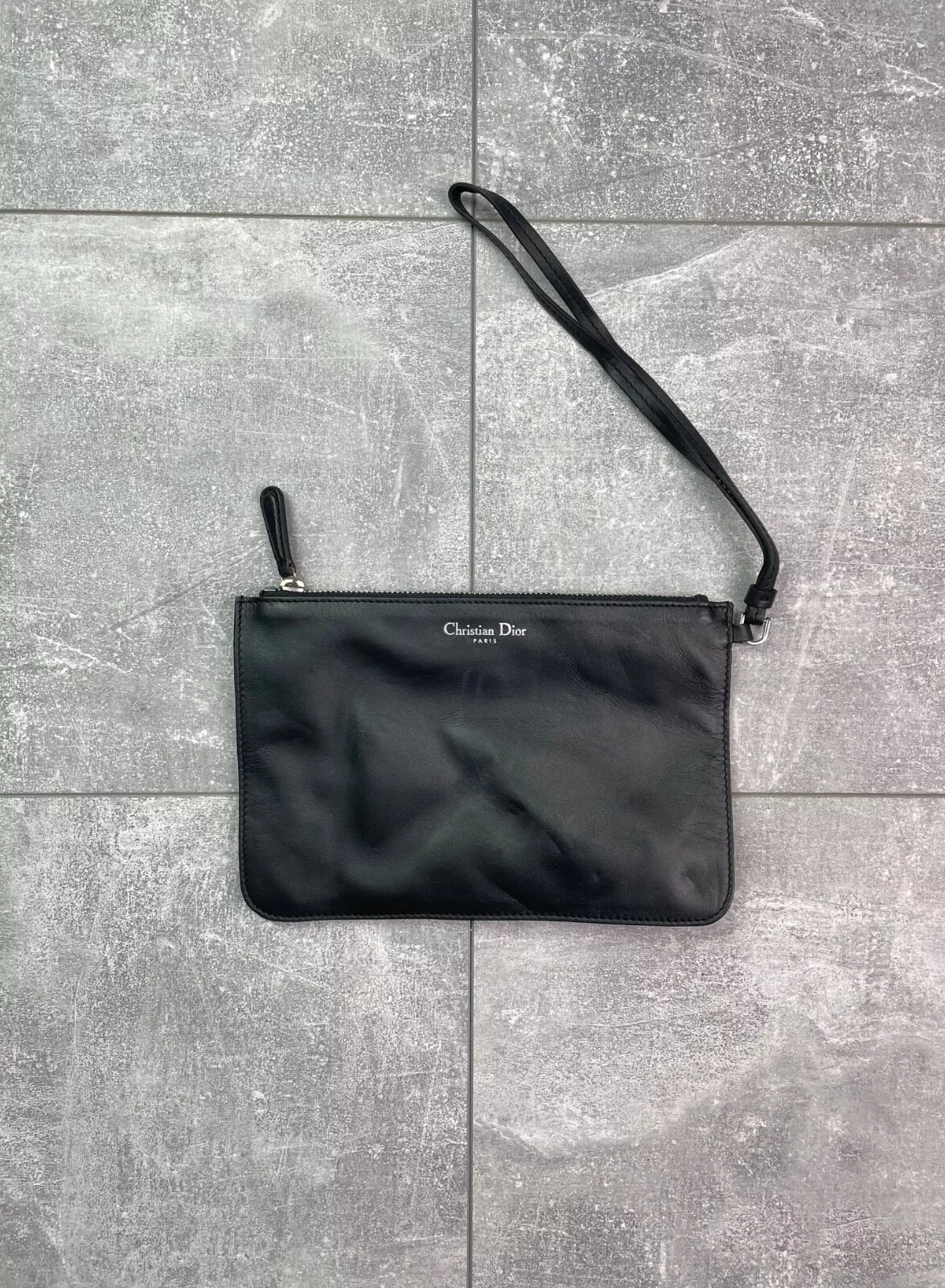 Sac à cosmétiques Christian Dior Diorissimo en cuir