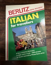 Italian Phrase Book by Berlitz Editors 1986 2nd Printing Paperback