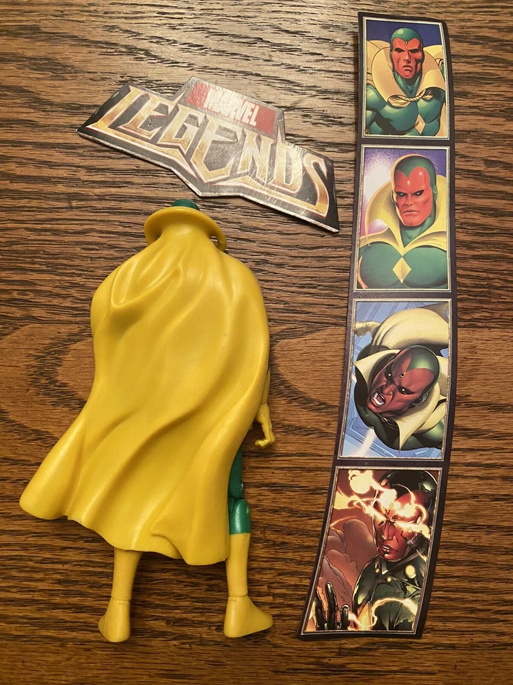 Hasbro Marvel Legends 6 Figure Set-Vision, Union Jack, Nova, Quicksilver LOOSE! - Image 3 of 4