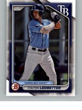 2024 Bowman Colton Ledbetter BP-124 Prospects Tampa Bay Rays