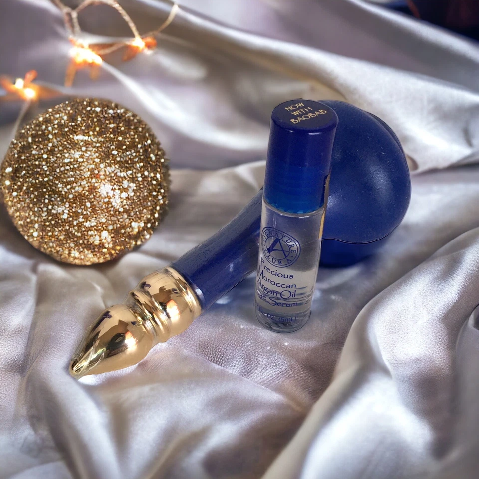 Signature Club A Precious Moroccan Argan Oil Eye Serum + Drop-In-Your-Handbag Sz - Image 3 of 4