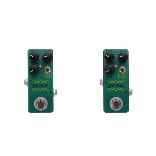 Set of 2 Gitarreneffekte Gitarreneffektor Vibrato-Zwei-in-Eins-Effektgerät - 第 3/5 張圖片