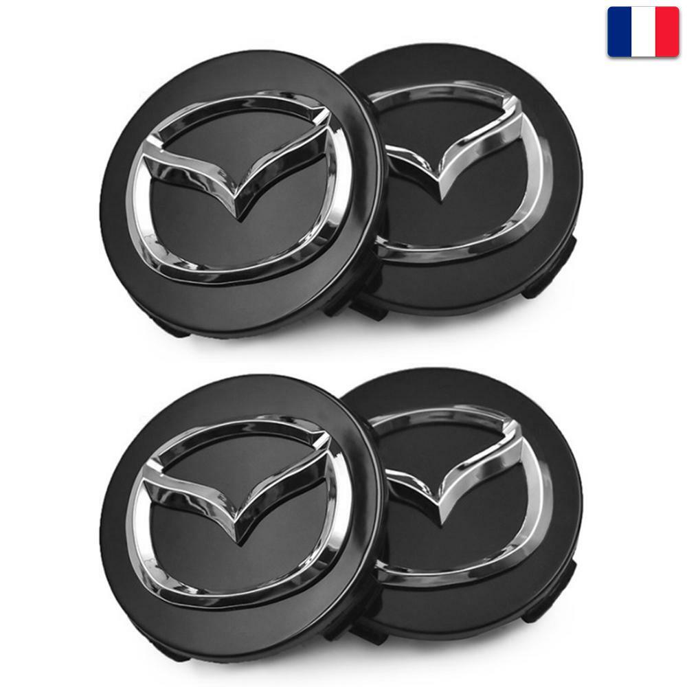 Cache-moyeux 59mm Pour Smart 451 Et 453 - Lot De 4 En ABS - Anti-poussière, Anti-rayures - Installation Facile Sans Outils