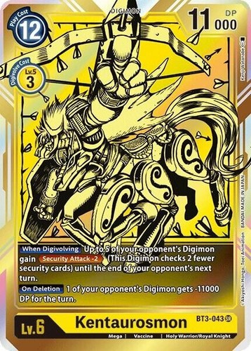Kentaurosmon Alternate Art Foil - BT3-043 NM - Digimon TCG