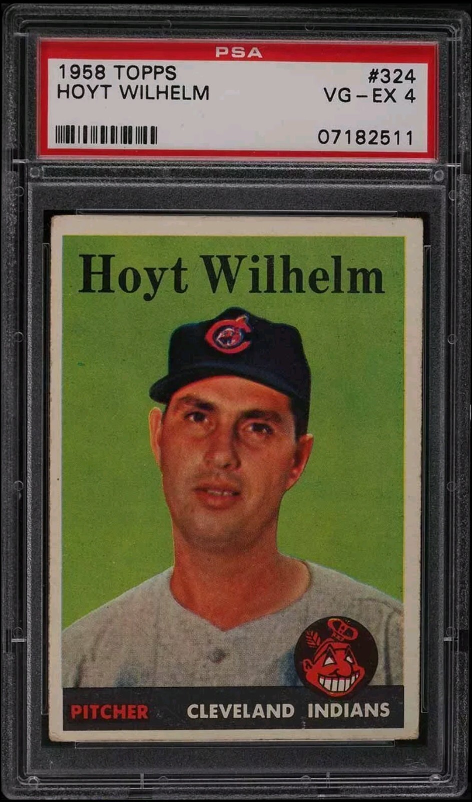 1958 Topps Hoyt Wilhelm #324 PSA 4 VG EX
