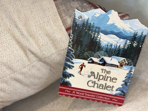 The Alpine Chalet Decorative Pillow Ski Winter Fair Isle 22” x 22” NWT - Picture 3 of 10