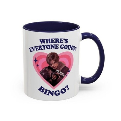 Funny Resident Evil Leon Bingo Mug Gamer Quote Coffee Cup 11oz