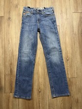 Women  s Blue Wash Ariat Denim B5 Slim Straight Leg Jeans Size 25x28