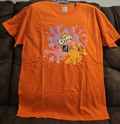 NWOT Orange Crush Soda X 2015 Fantastic Four Movie Premier Promo T-shirt Size L