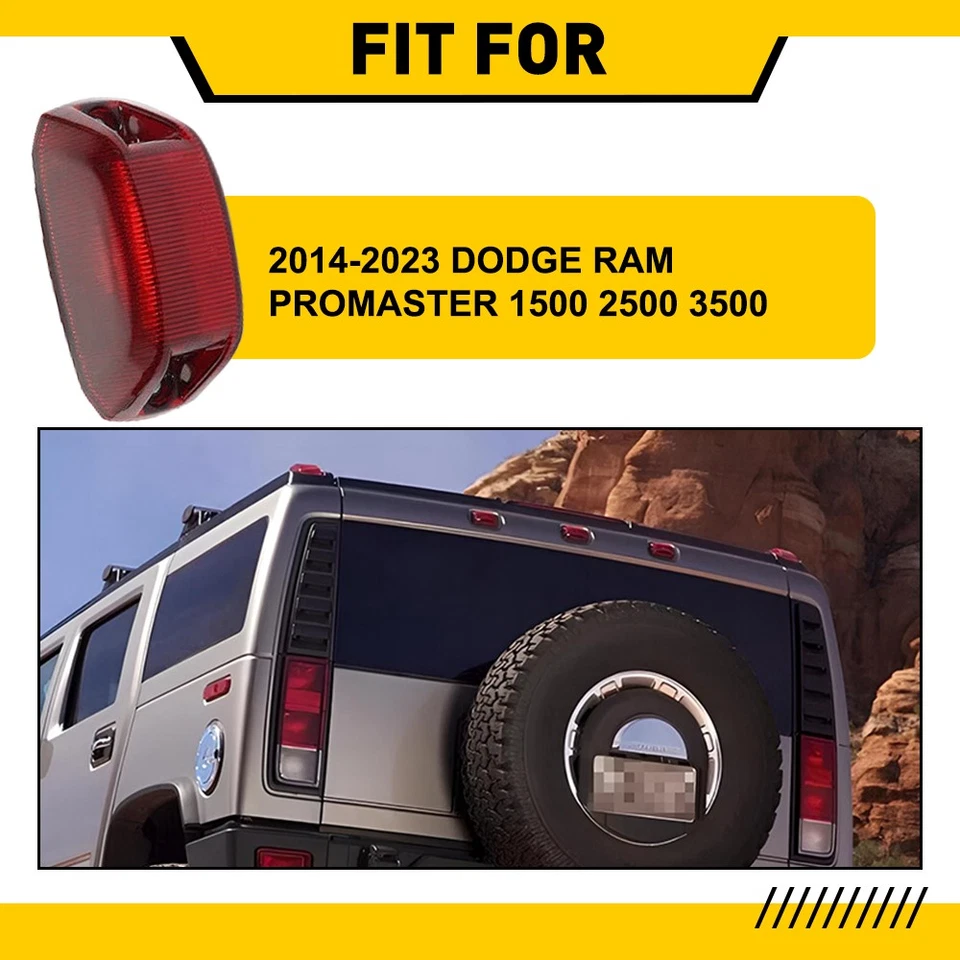 Carcasa de luces marcadoras de techo de cabina de funcionamiento para Dodge RAM Promaster 3500 2014-2023 Foto 3 de 4