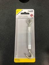 National Hardware N422-575 5-Pack Hook and Eye Turnbuckle, 1/4 x 7-1/2 Aluminum/