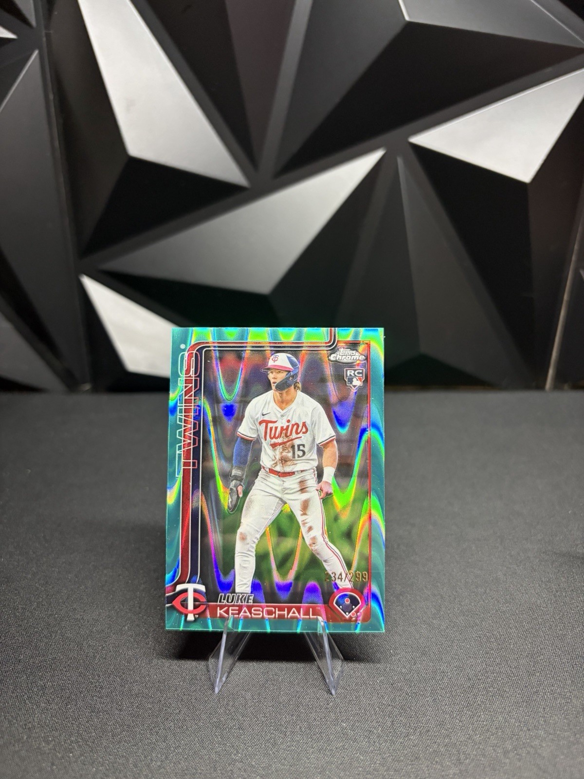 2025 Topps Chrome Update Series - Luke Keaschall #USC106 Teal Refractor /299 RC 