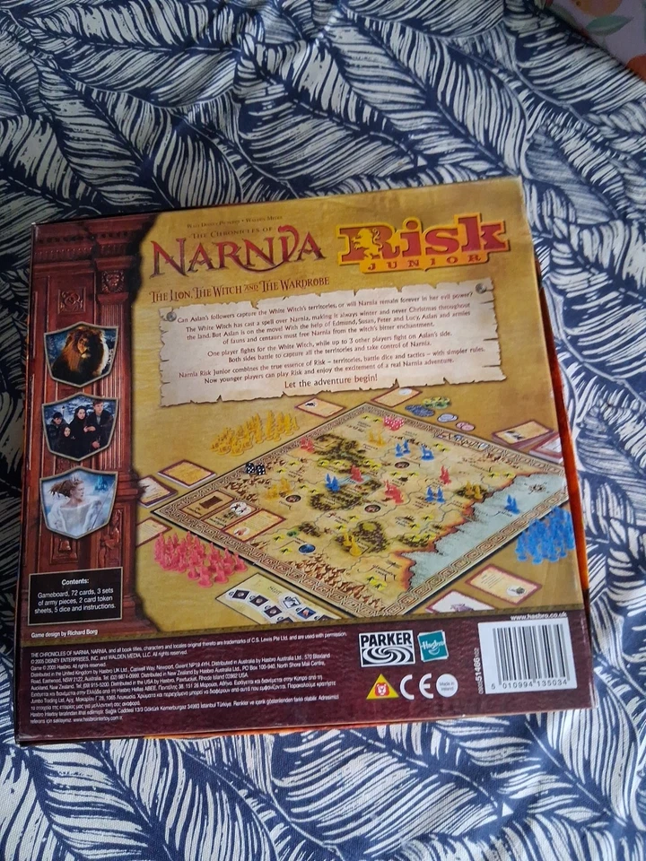 Risk Junior Narnia, The Lion, The Witch & The Wardrobe Board Game Complete - Image 2 of 4