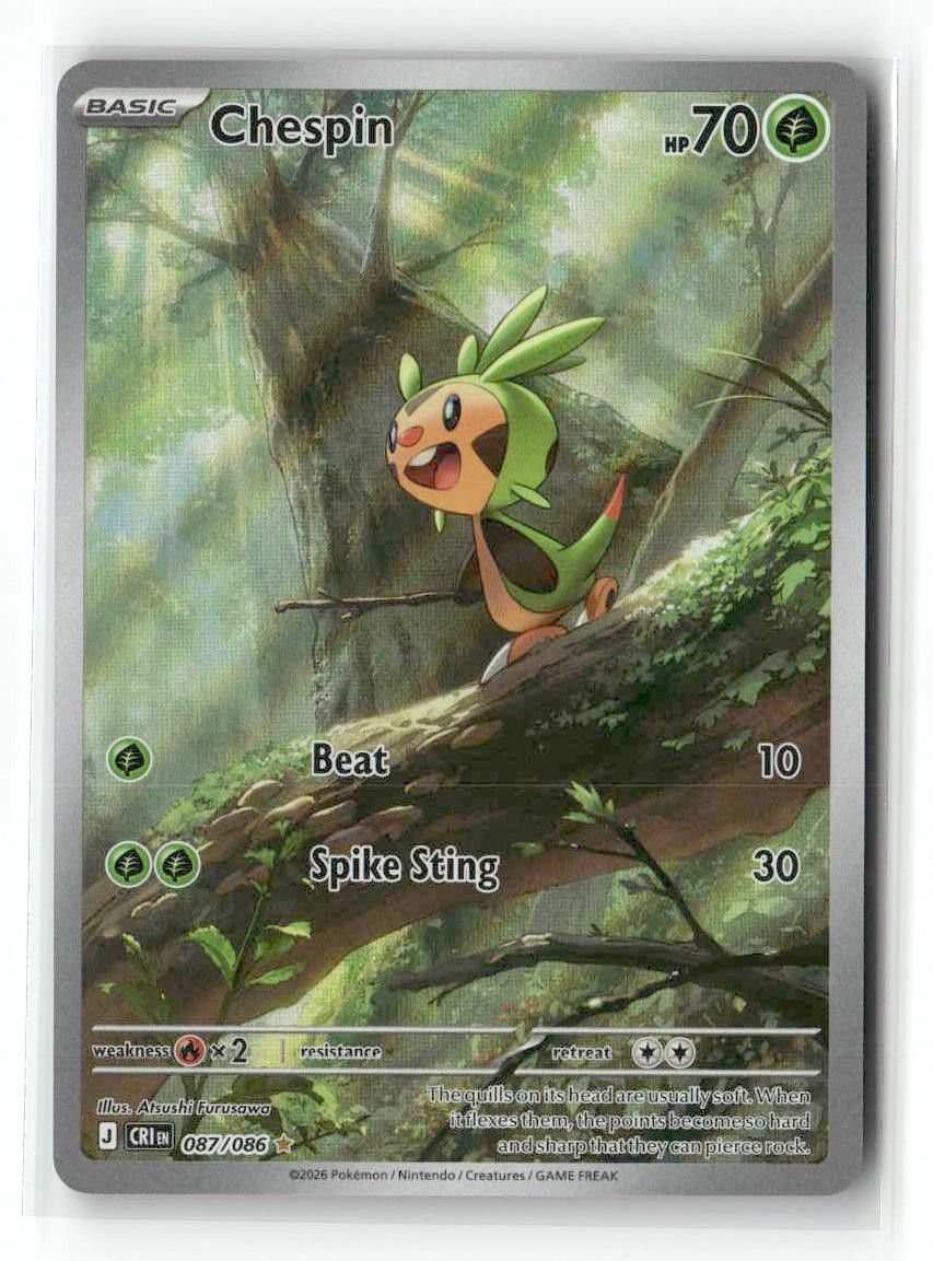 Chespin [CRI - 087/086] Chaos Rising - NM