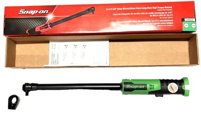 NEW Snap-on  CTR869GDB 14.4V 3/8'' drive Cordless Brushless X-Long Neck Ratchet