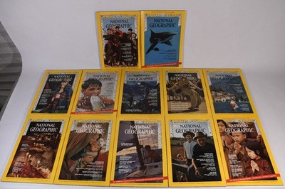 National Geographic Magazine 1968 Complete Year 12 Issues + 3 Maps