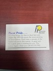 ES25 Indiana Pacers 1983/84 NBA Basketball Pocket Schedule - Team — photo 2