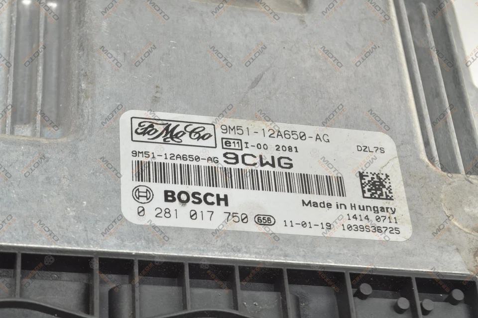 Ford Focus II MK2 1.6 TDCI 90PS Unità di Controllo Del Motore 9M51-12A650-AG - Immagine 2 di 4