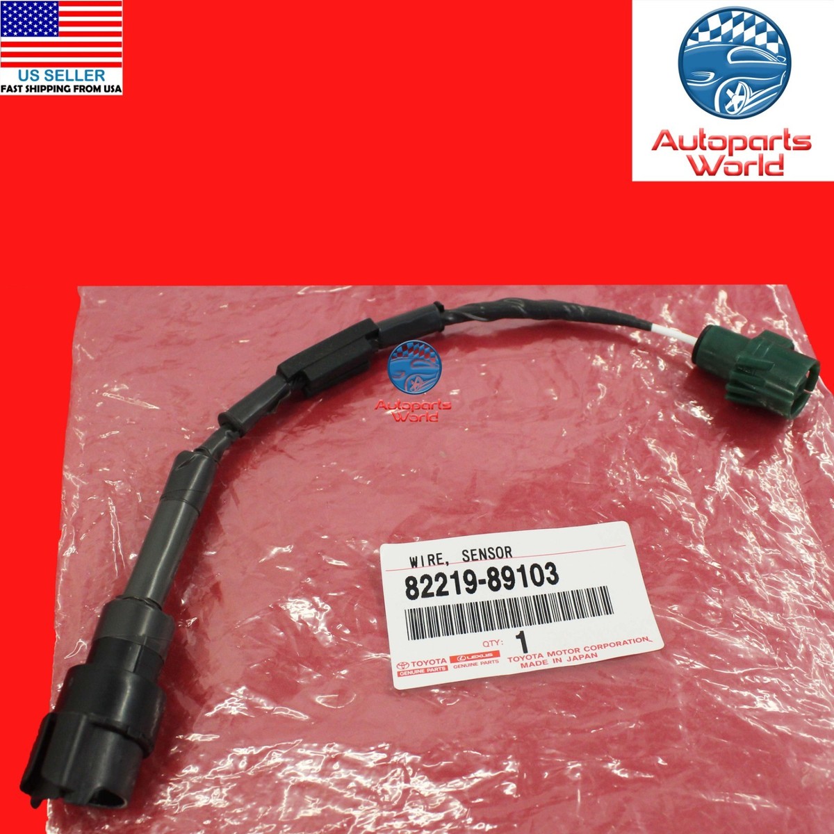 GENUINE TOYOTA 88-92 4RUNNER PICKUP KNOCK SENSOR WIRE 3.0L HARNESS