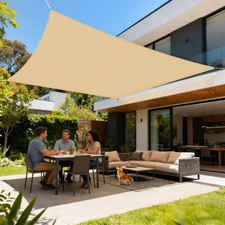 Vela Ombreggiante Impermeabile Quadrata 5X5M Tenda a Vela Parasole PES Protecció